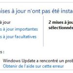 Codes d’erreur Windows